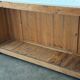 Painted wooden counter, around 1900