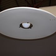 Flos black and white sheet metal design chandelier