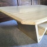 Travertine coffee table