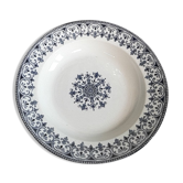 Assiette creuse terre de fer oriental