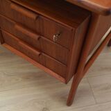 Teak desk, Danish design, 1970s, manufactured by Omann Jun