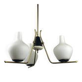 Modern Italian chandelier from the mid-century Stilnovo, 1950s.