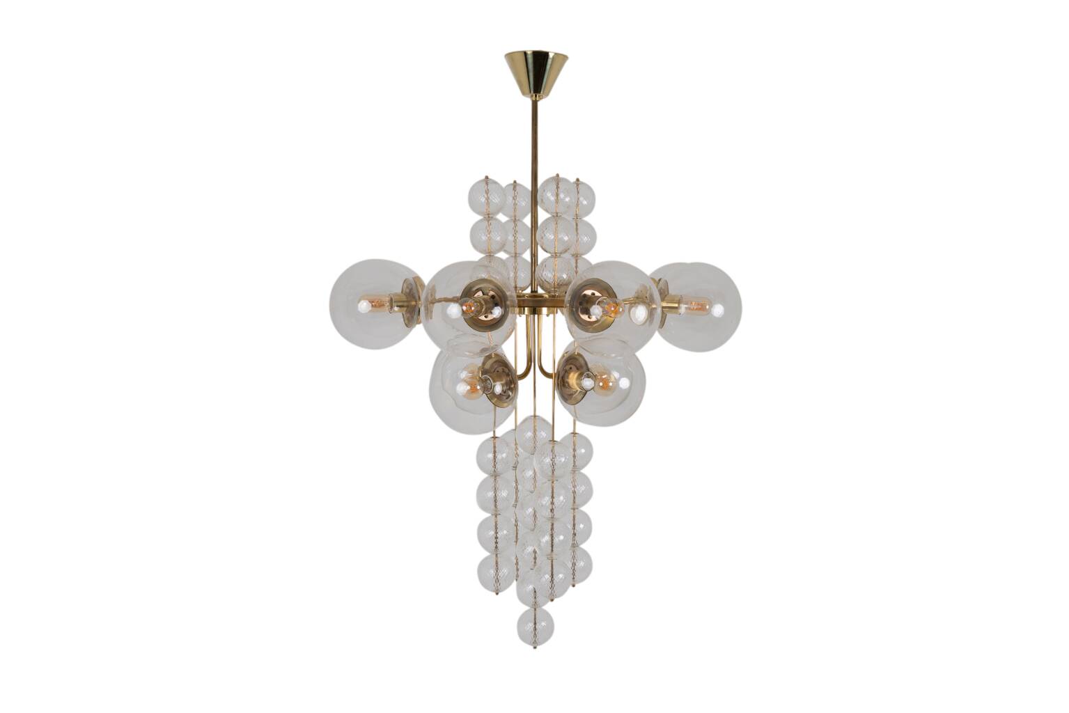 Jaroslav Bejvl for Kamenický Šenov, Pendant Lamp, 1960s