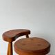 Vintage tripod stool trio