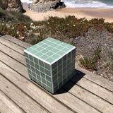 Cube ceramic side table