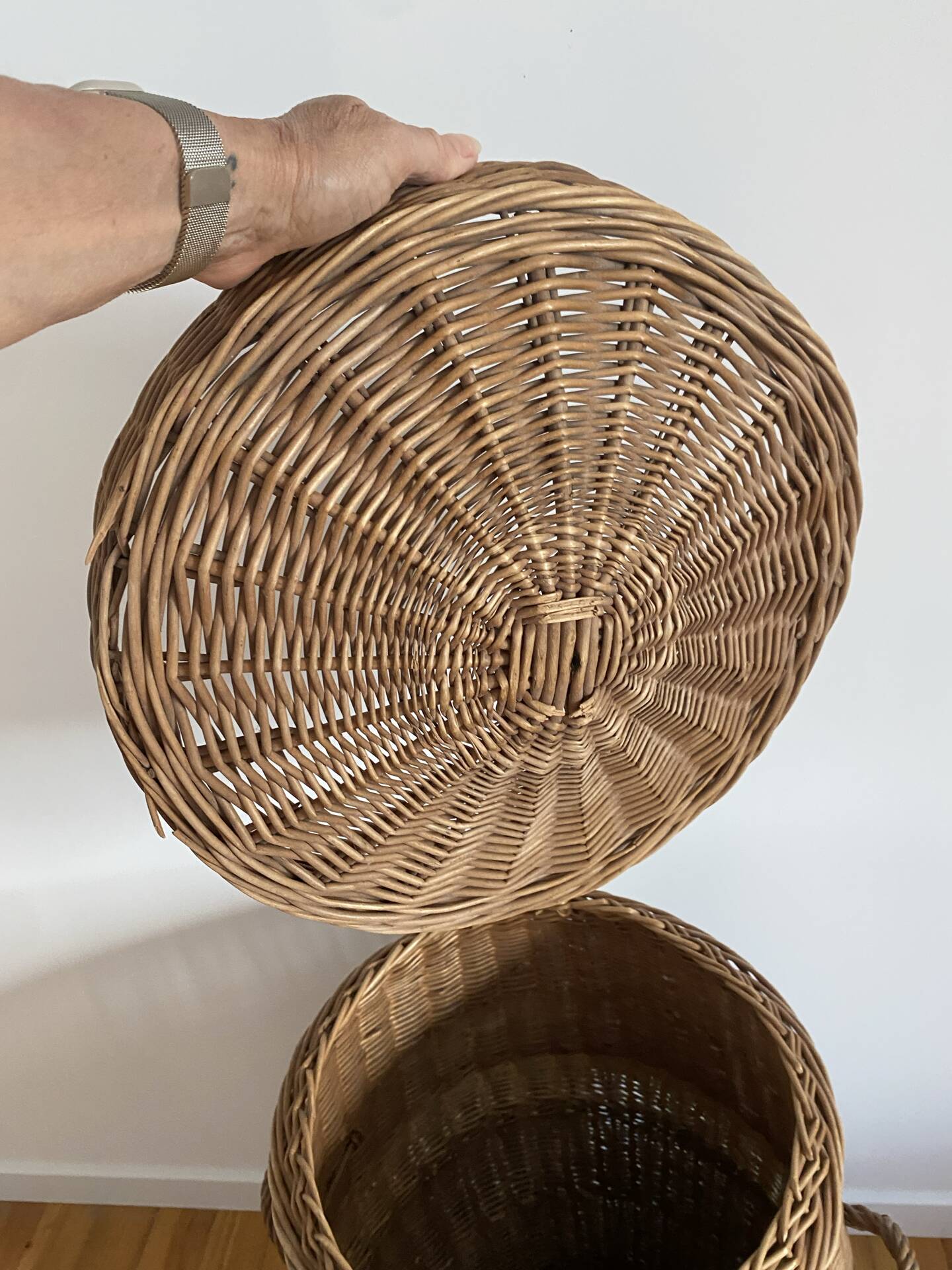 Vintage laundry basket