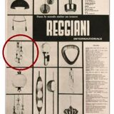Lustre mid century de Reggiani, Italie, circa 1965