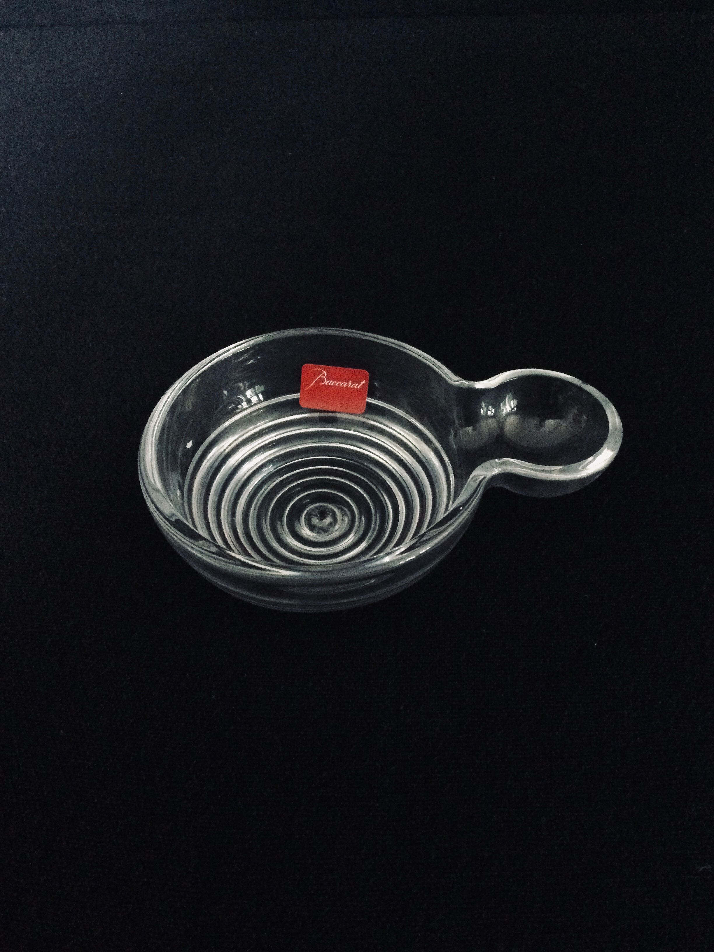 Taste wine / Baccarat crystal ashtray