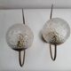 Pair of vintage gold wall sconces, France