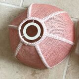 Pink cane lampshade