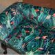 Mini canapé vintage en tissu Birds of Paradise