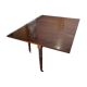 Table en acajou vintage à rabats; idéale pour les décorateurs.