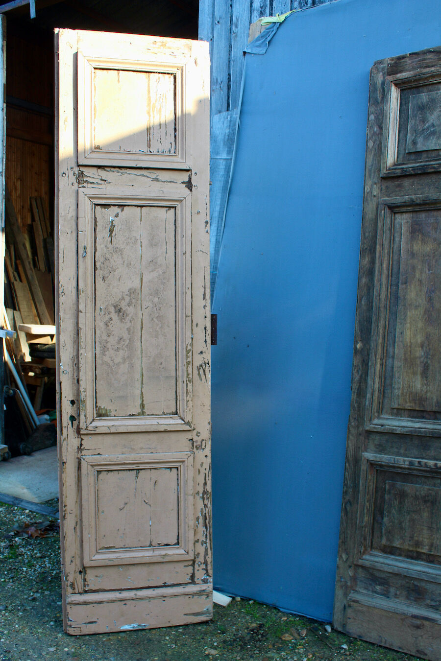 Pair of 19th-century oak doors