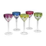 Set de 5 verres Roemer Val St Lambert