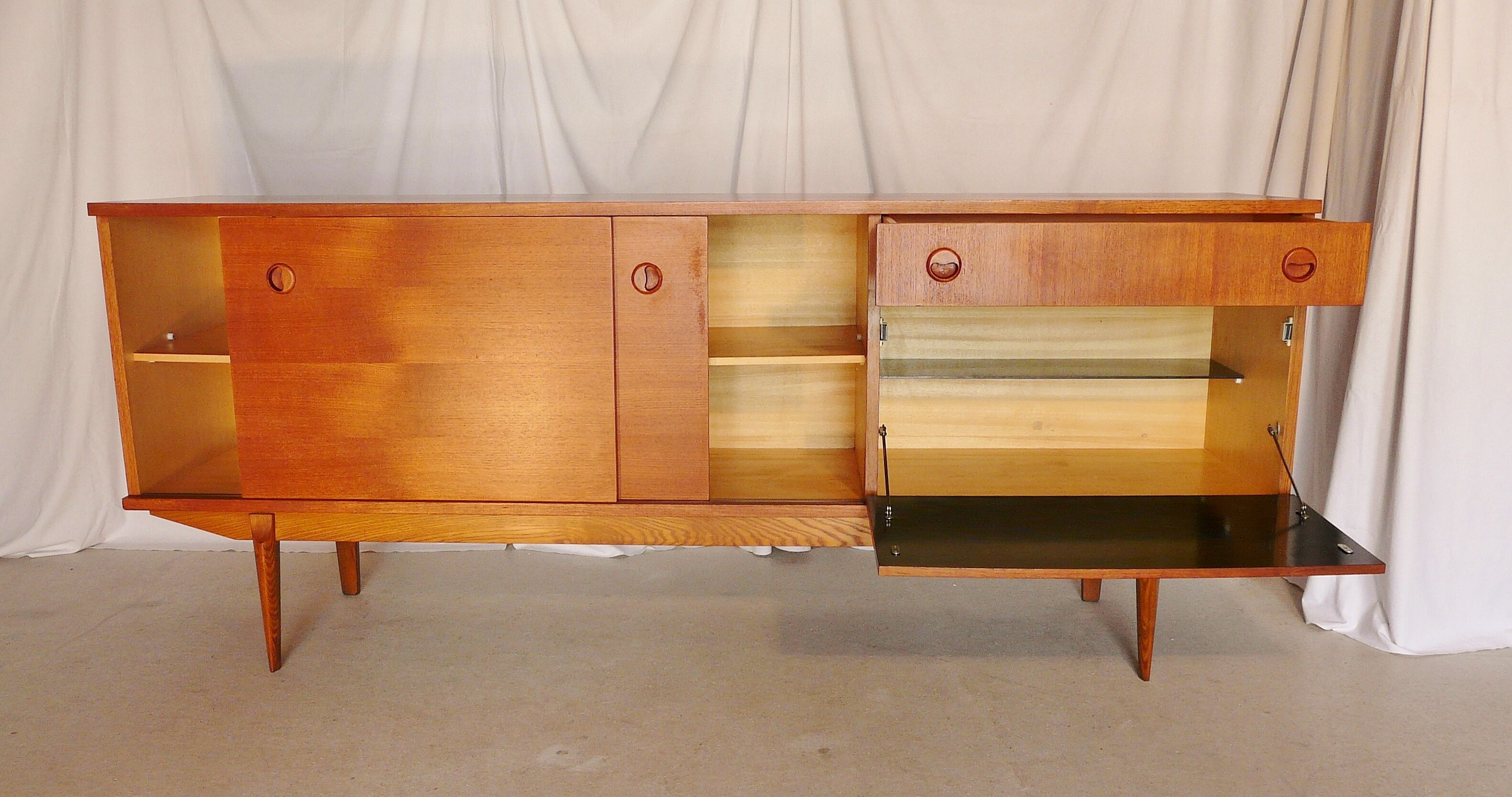 Scandinavian sideboard in teak 60s