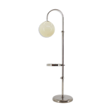 1930s Functionalist Adjustable Chrome Plated Floor Lamp, Czechoslovakia