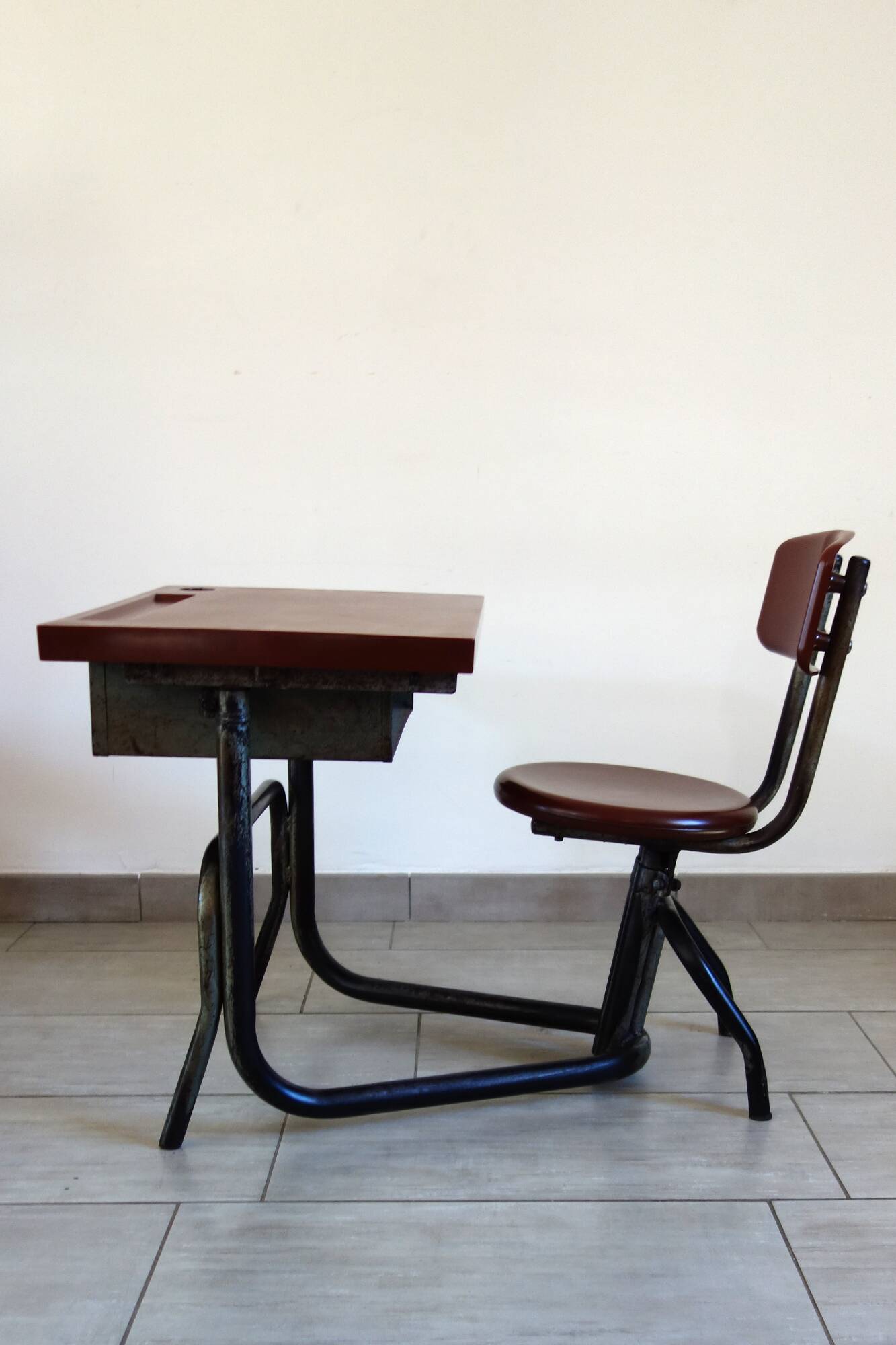 Old school desk from the 1930s