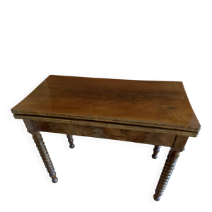 Table d'appoint acajou