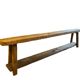 Tall console table in solid antique oak - 335cm long