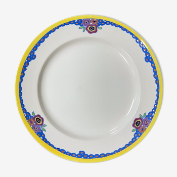 Boch La Louvière flat plate in earthenware