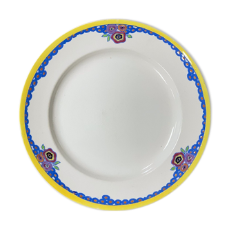 Boch La Louvière flat plate in earthenware
