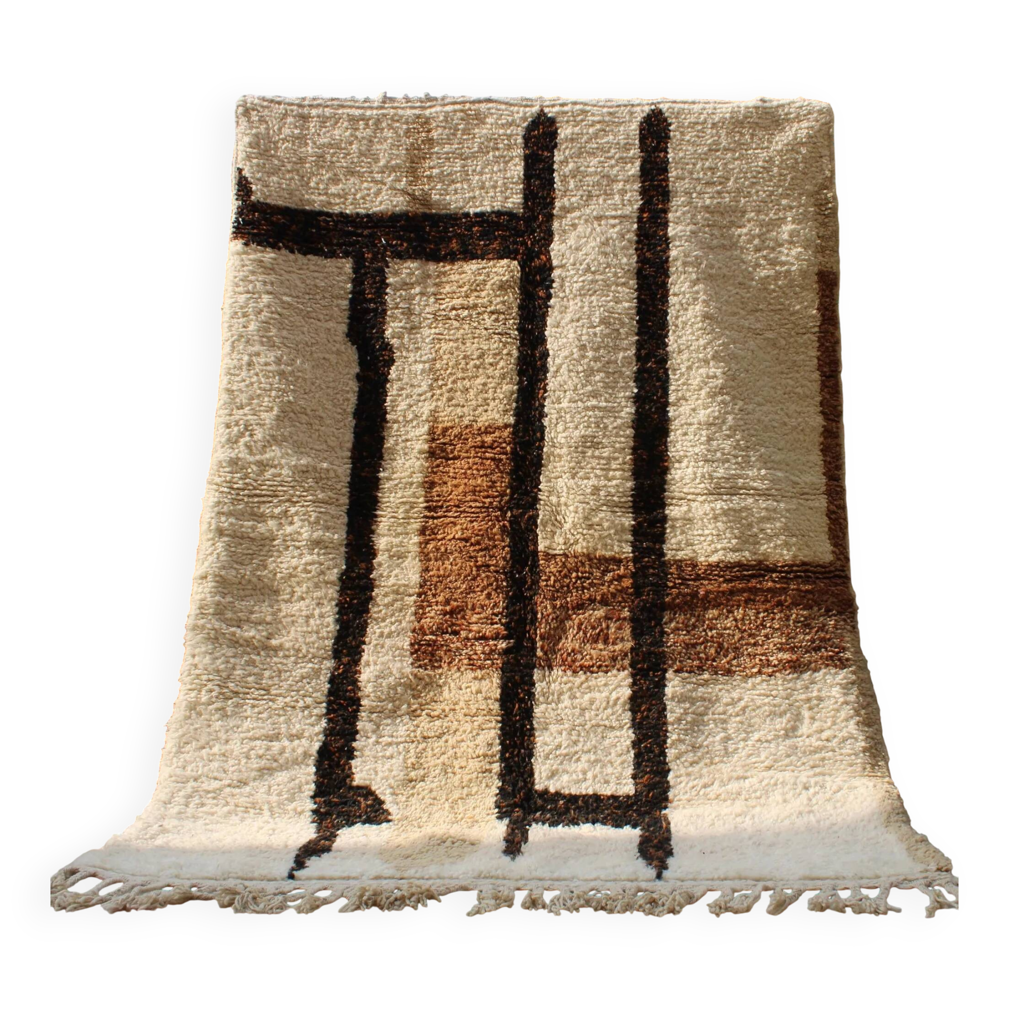 Traditional handmade carpet 250cm x 150cm Moroccan