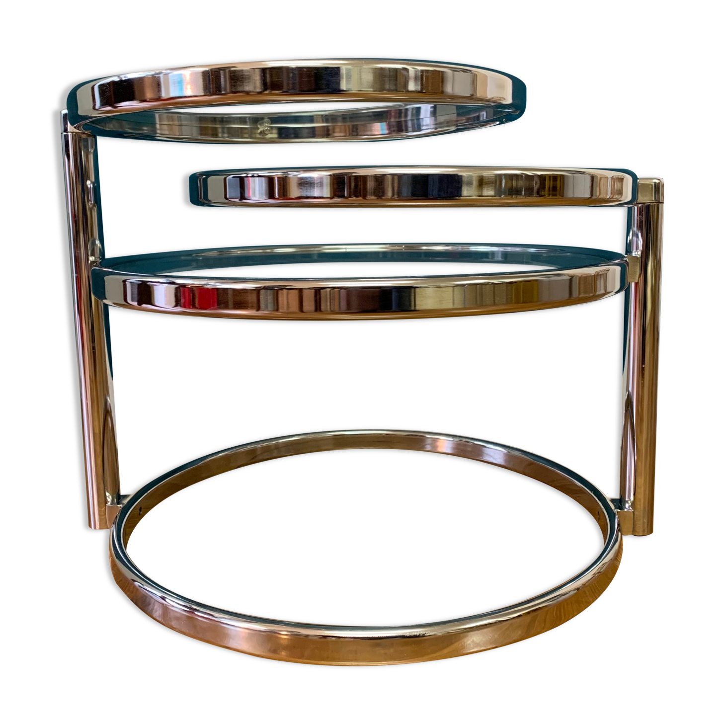 3-level coffee table Leitmotiv-swivel