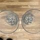 Set - 2 Large thick glass absinthe glasses