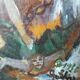 Oil on wood "Angel Gabriel" 1930s
