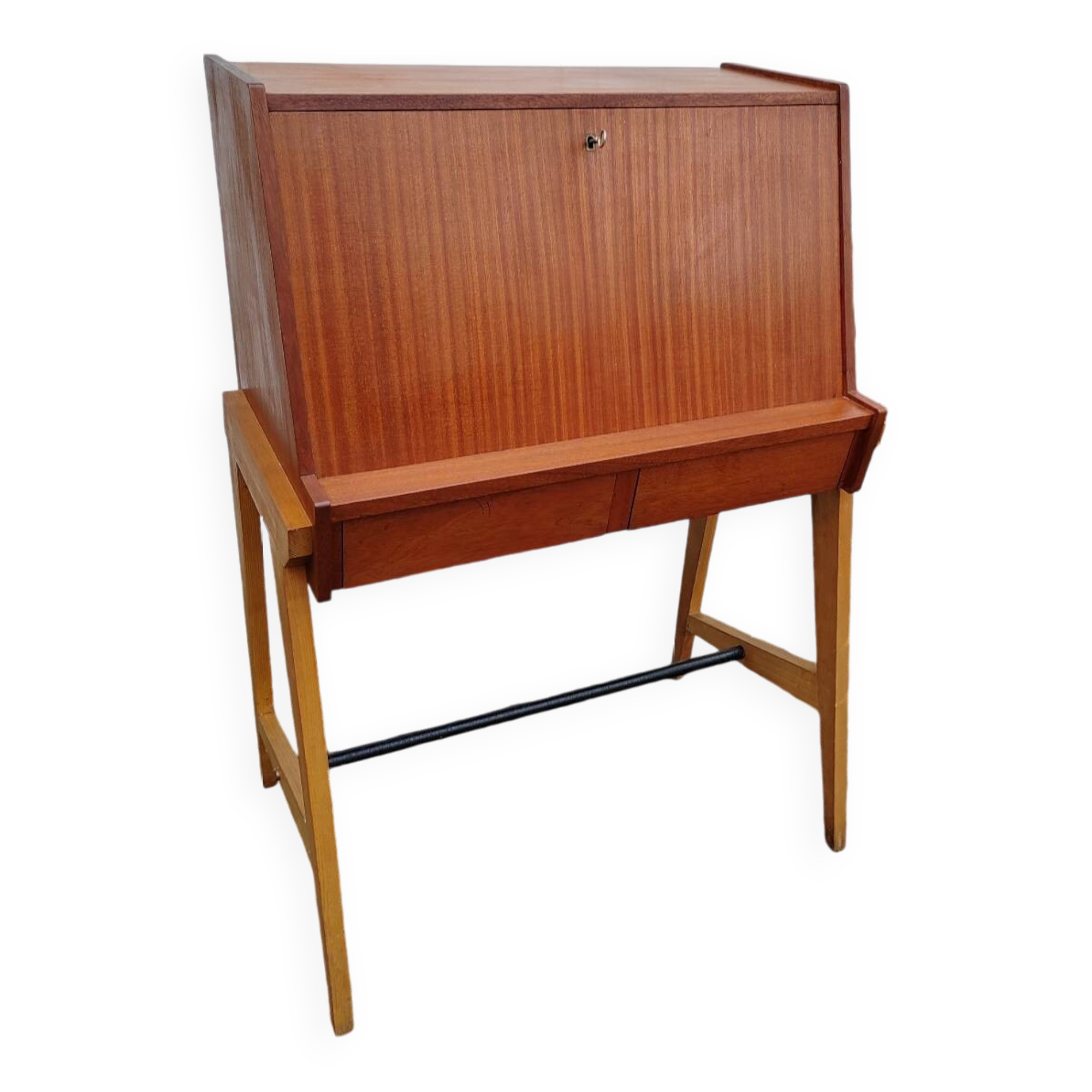 Scandinavian teak secretary