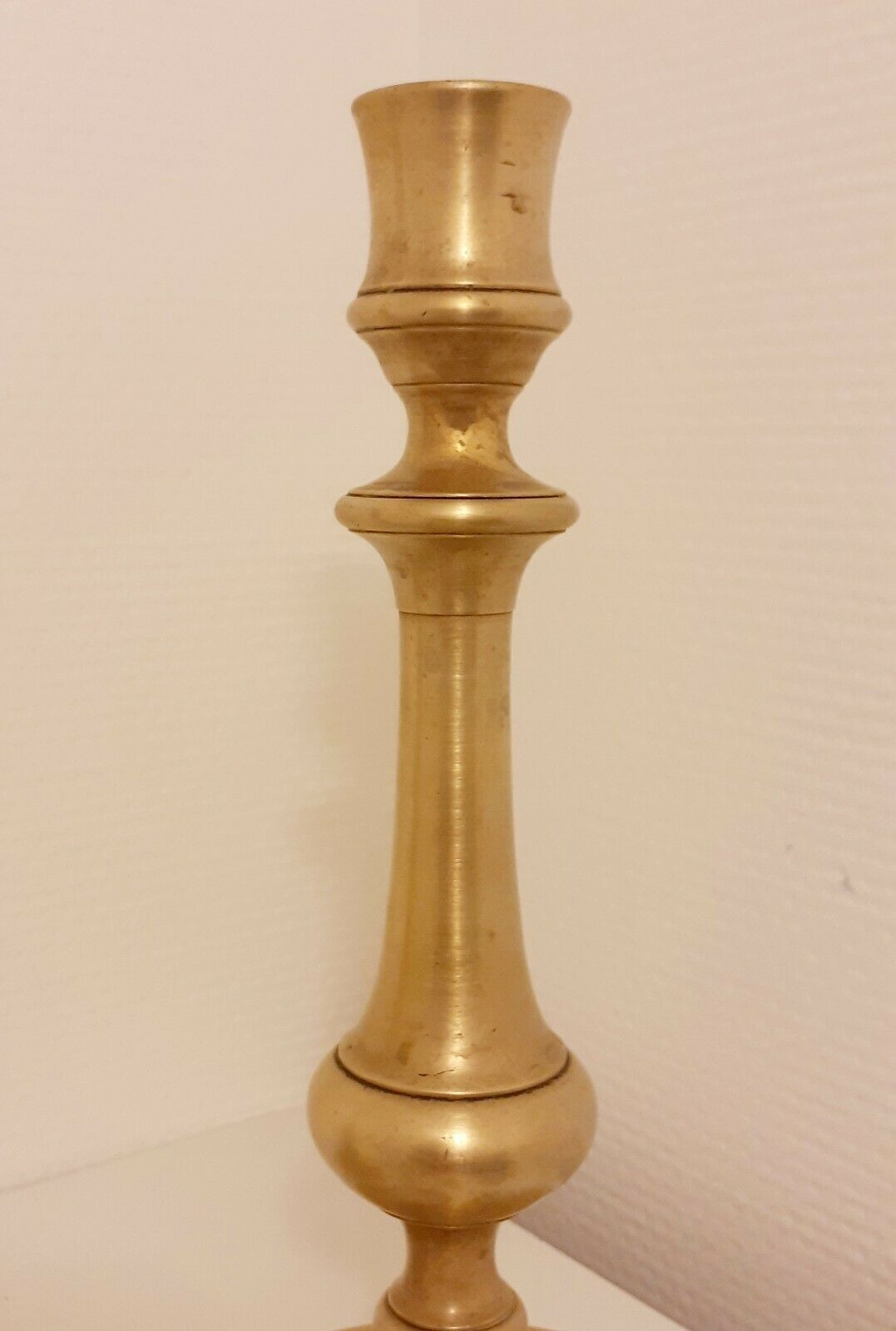 Old golden candles-candelabra bronze