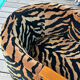 Pair of leopard velvet Schwartz armchairs
