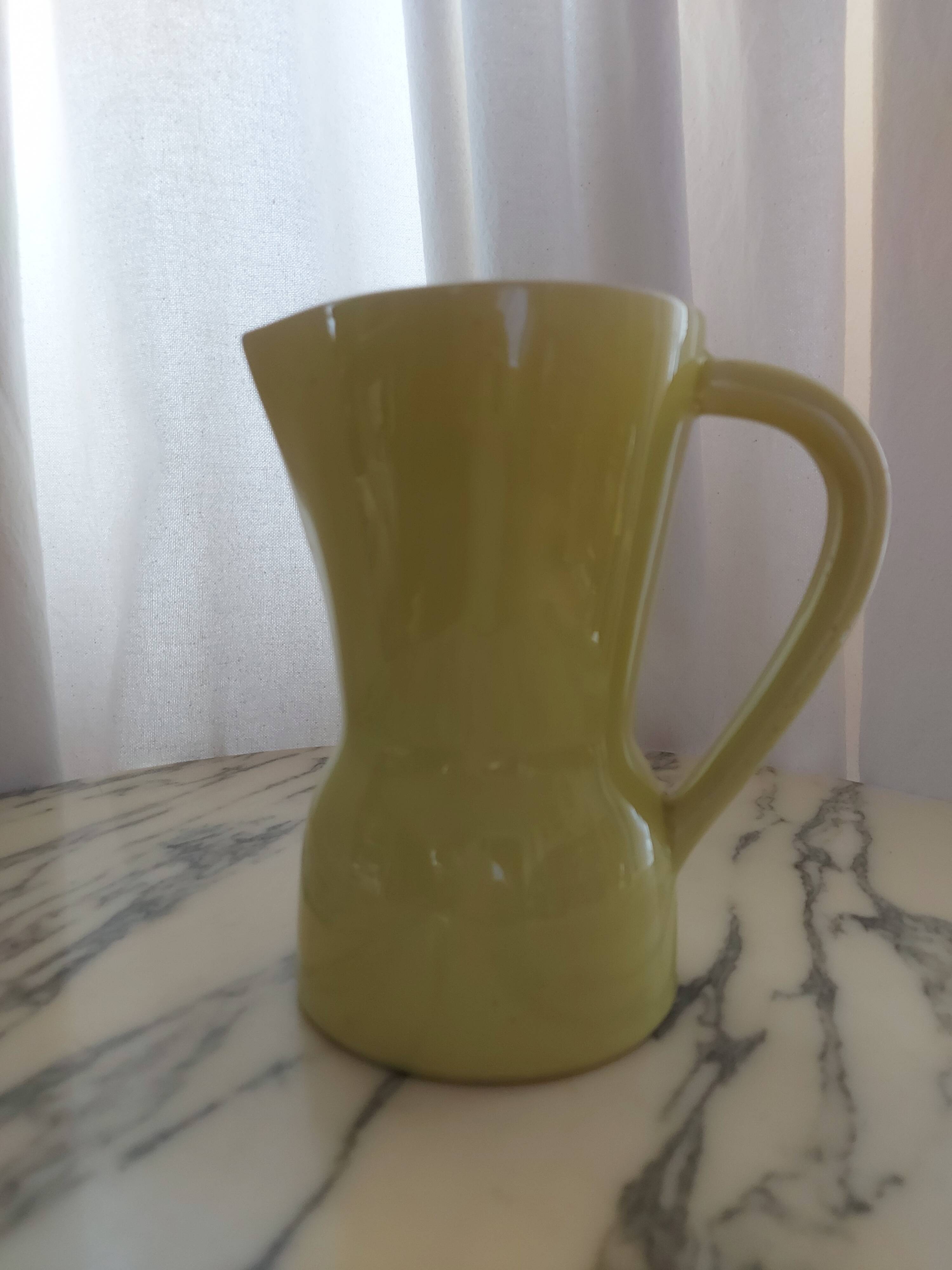 Yellow vase in Saint Clement ceramic