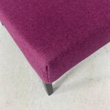Gijs Van Der Sluis Eggplant colored Sleeper Sofa Daybed & Lounge Chair set