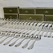 87-piece household cutlery set from Christofle, Versailles model, in metal.