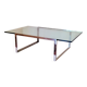 Table basse SM en acier miroir et verre KnollStudio – Design Shelton & Mind