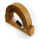 Pine veneer wall lamp/visor light by Translandia. Denmark 1960s