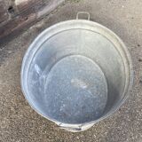 Bassine baignoire en zinc vintage 85 litres