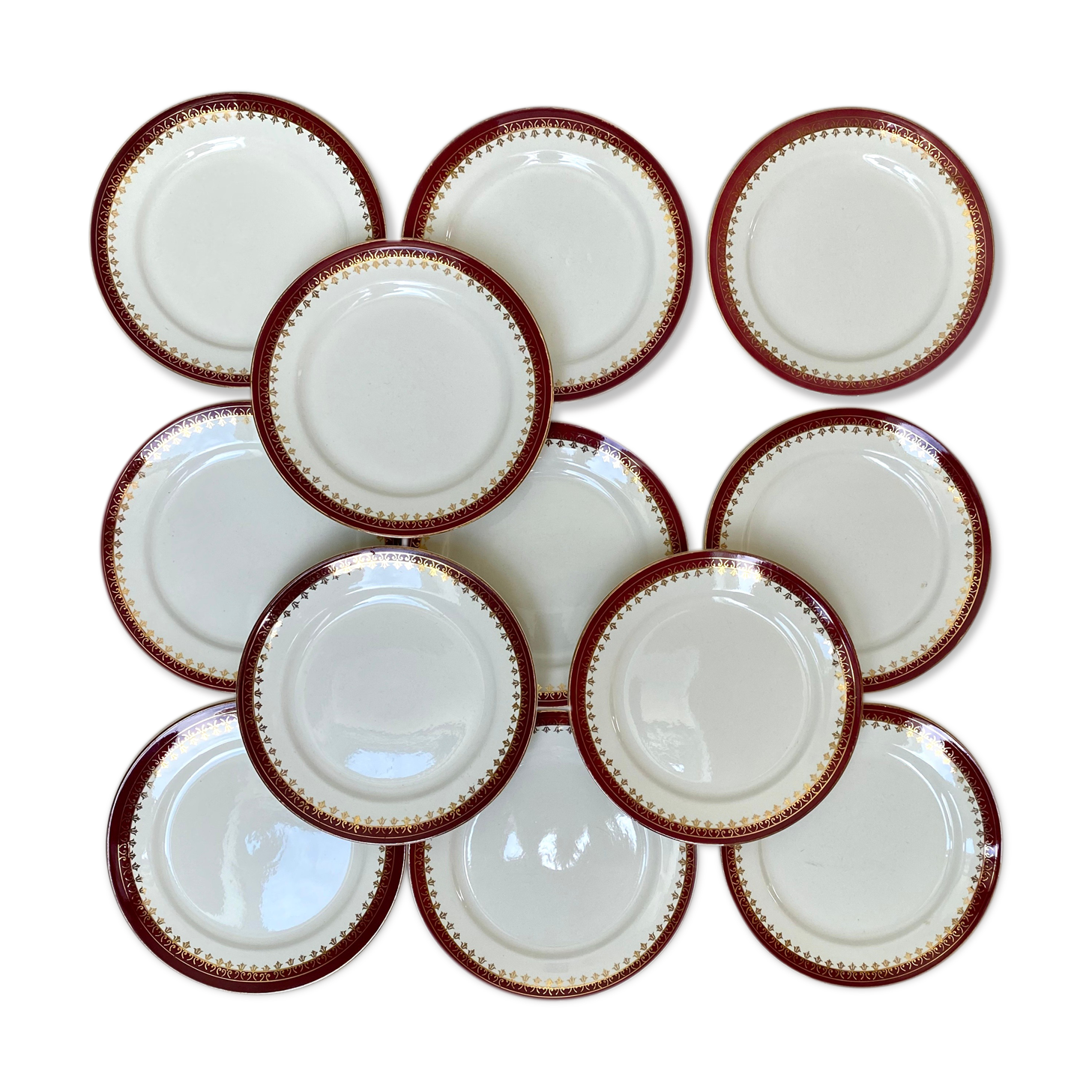 12 plates sarreguemines