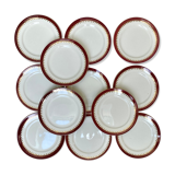 12 plates sarreguemines