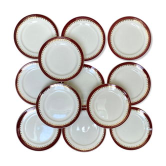 12 plates sarreguemines