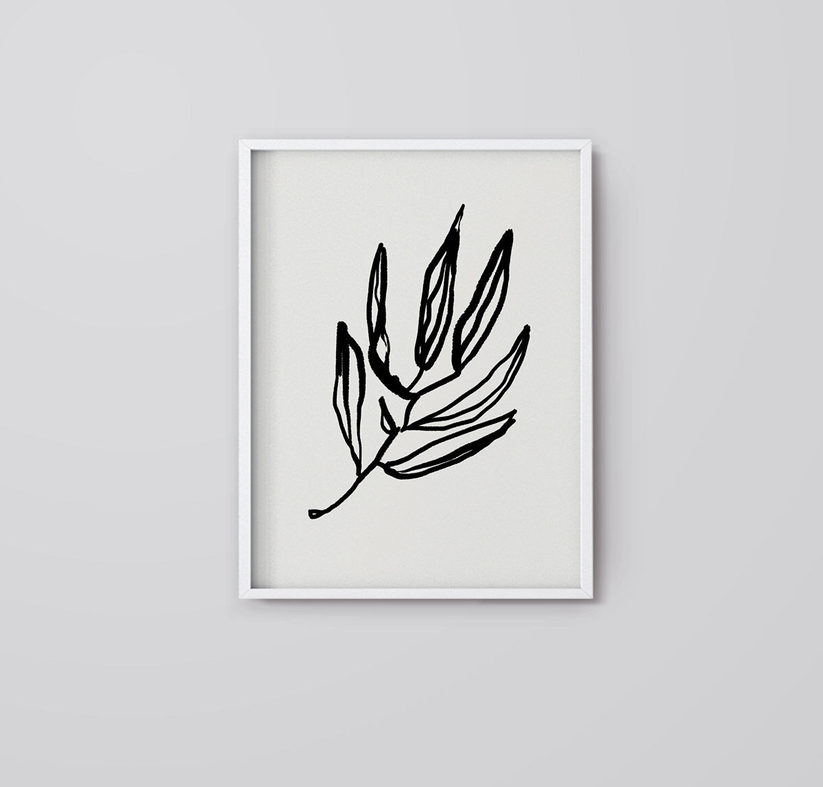 Botanical illustration giclee print, 50x70