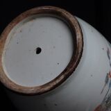 Vase Chinois porcelaine 43cm Qing femmes porcelaine Chine XIX