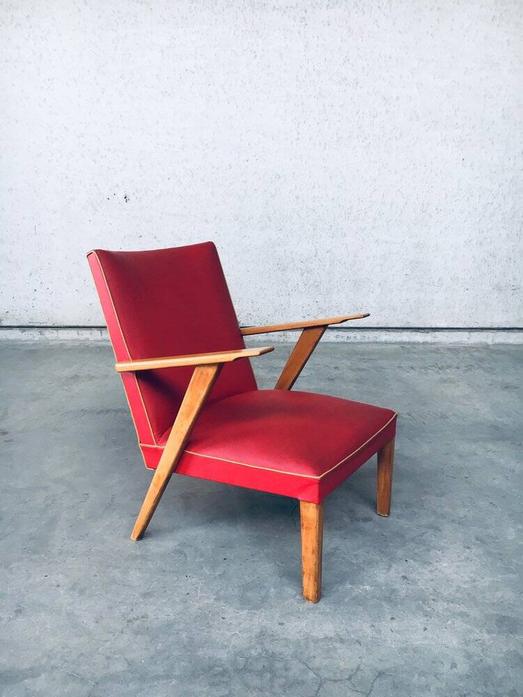 Set of Dutch Lounge Chairs, 1950s