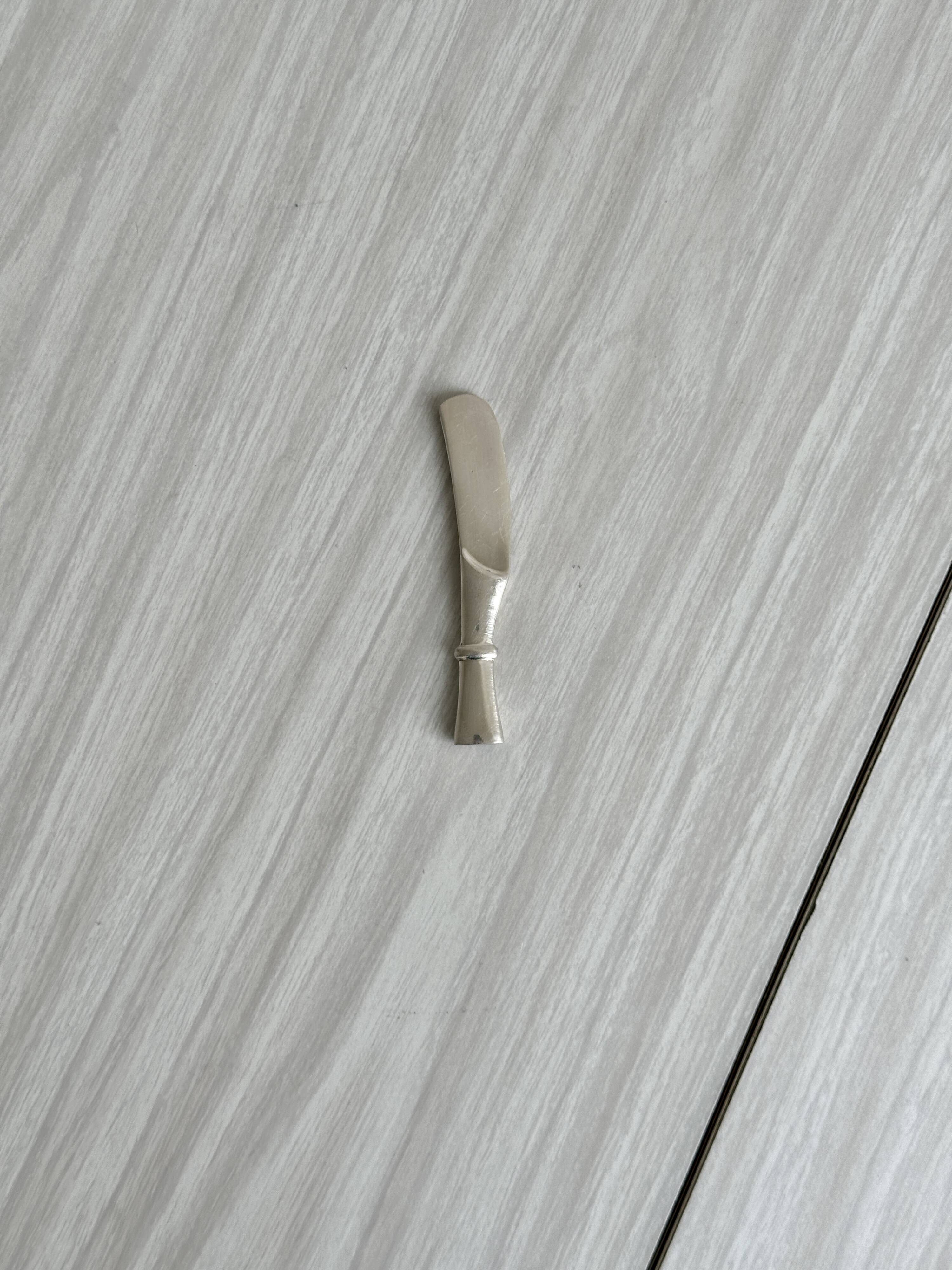 Small Christofle butter knife in silver-plated metal