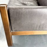 1980s Modular Leather Sofa by TON, Czechoslovakia