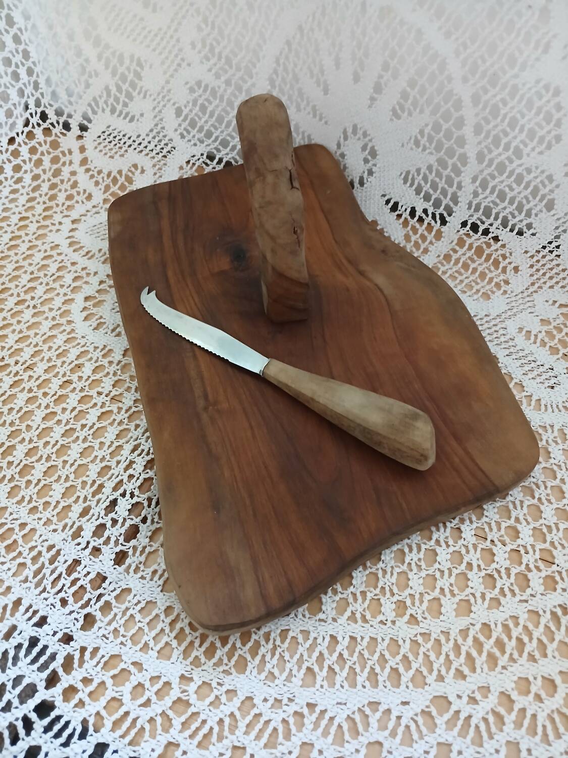 Olive wood cheese/charcuterie board