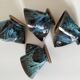 4 sculptural stoneware cups by Philippe Monroig