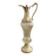 Glass and silver metal carafe from Italy