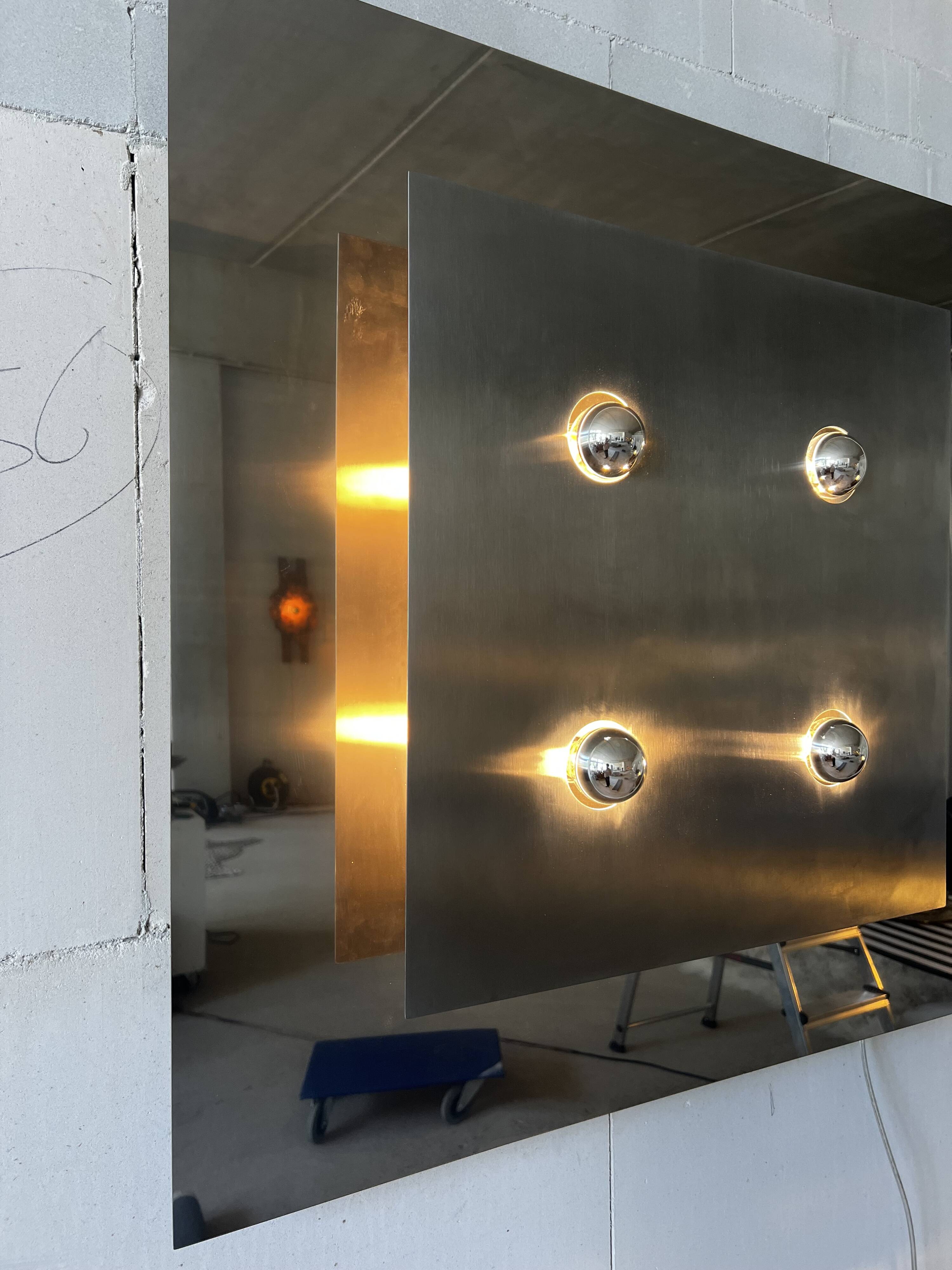 Screen wall lamp by Fabrizio Cocchia and Gianfranco Fini for New Lamp